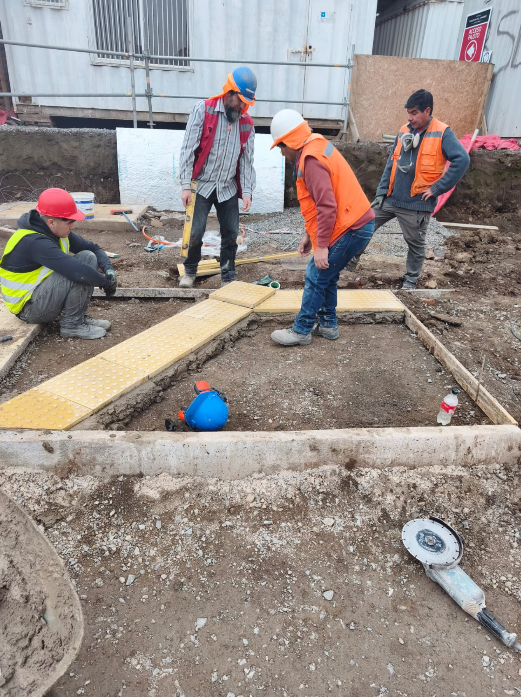 Trabajos de terminación en terreno